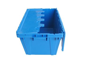 Plastic Totes With Hinged Lids,Moving Totes For Sale - PalletBoxSale