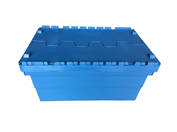 Attached Lid Containers  Heavy-Duty Plastic Totes