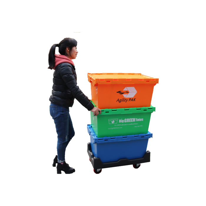 Storage Bins Plastic Stackable Plastic Moving Containers For Sale