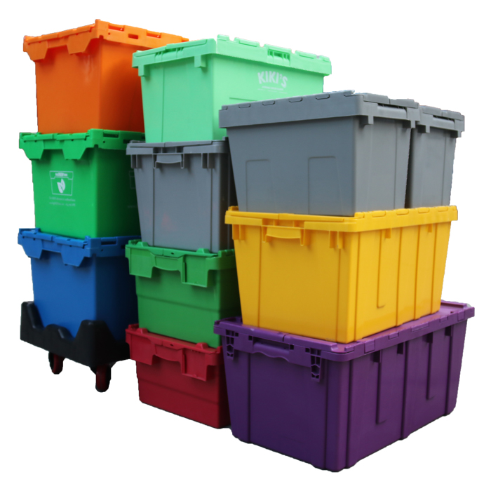 Storage Totes In Bulk Storage Bins With Lids PalletBoxSale