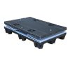 Plastic collapsible gaylord box