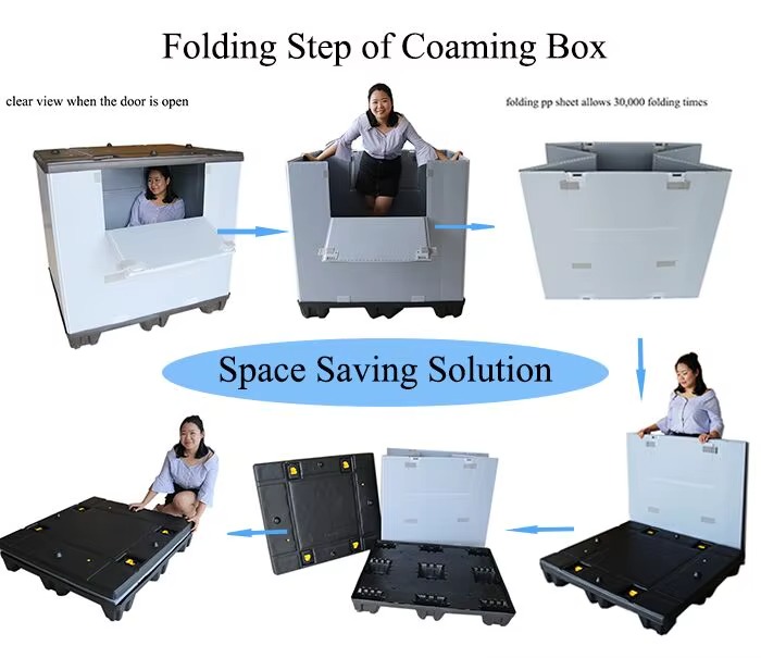 plastic gaylord box folding procedure