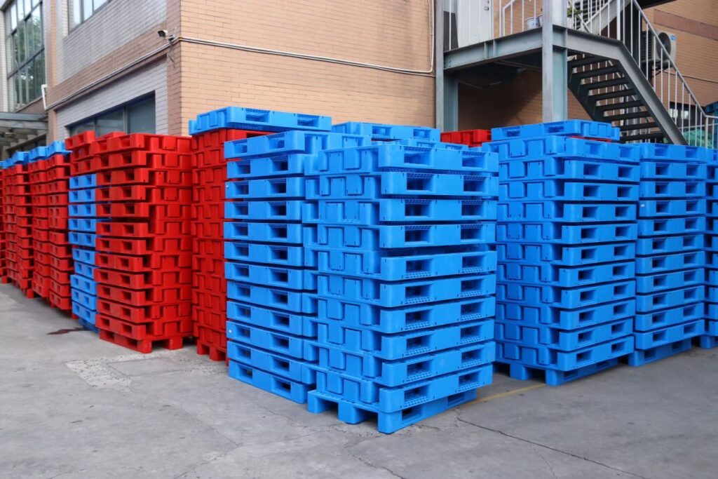 plastic pallet ready to ship